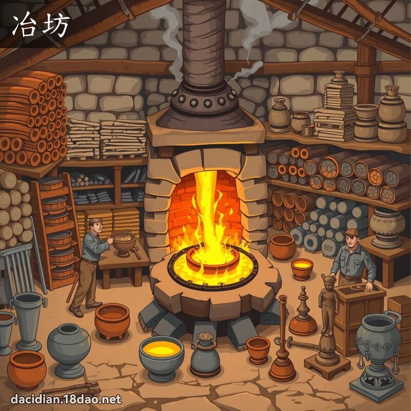 冶坊 - 国语大辞典配图