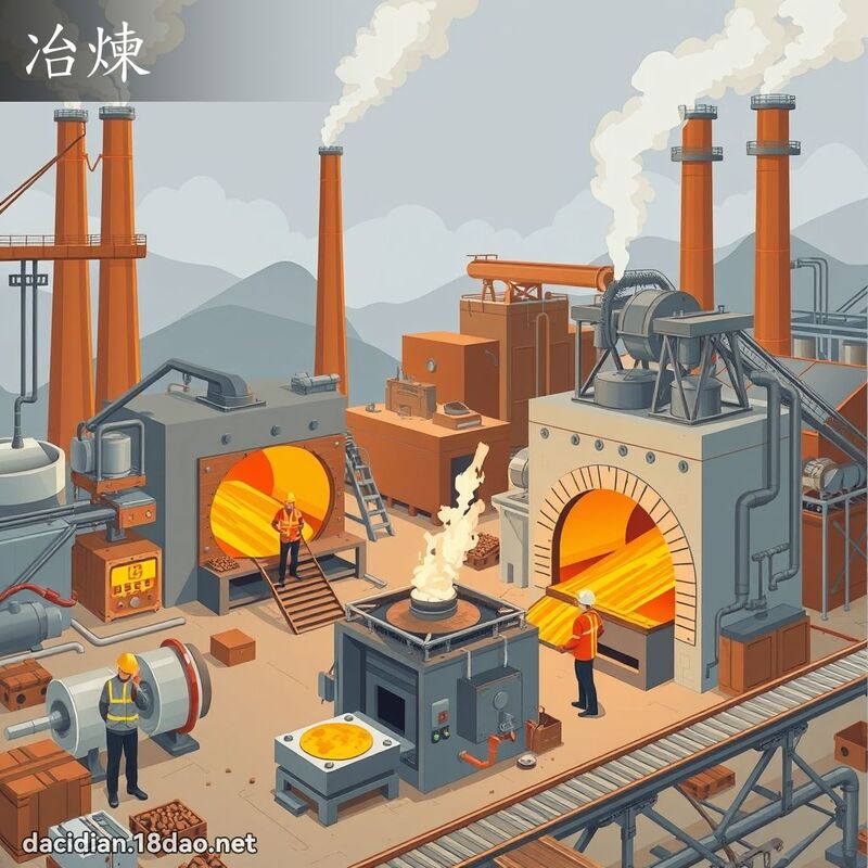 冶煉 - 國語大辭典配圖