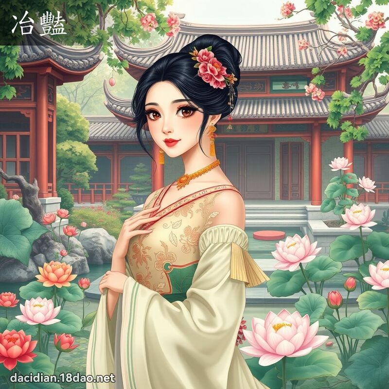 冶豔 - 國語大辭典配圖
