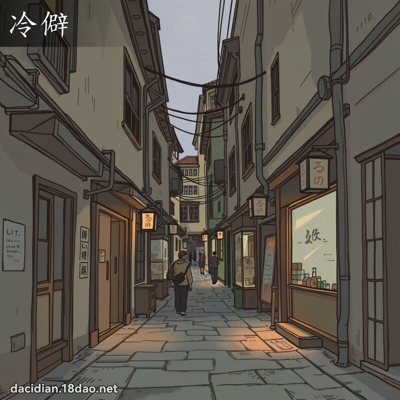 冷僻 - 国语大辞典配图