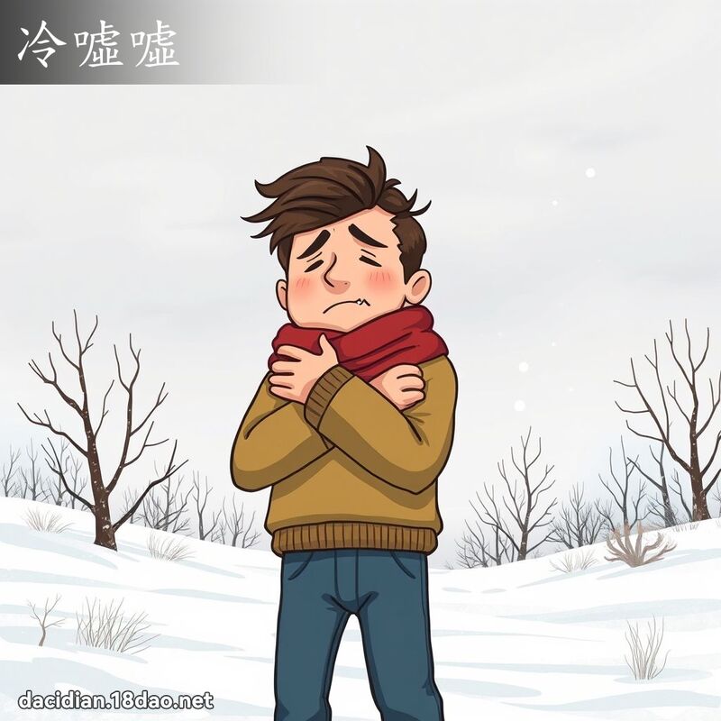 冷嘘嘘 - 国语大辞典配图