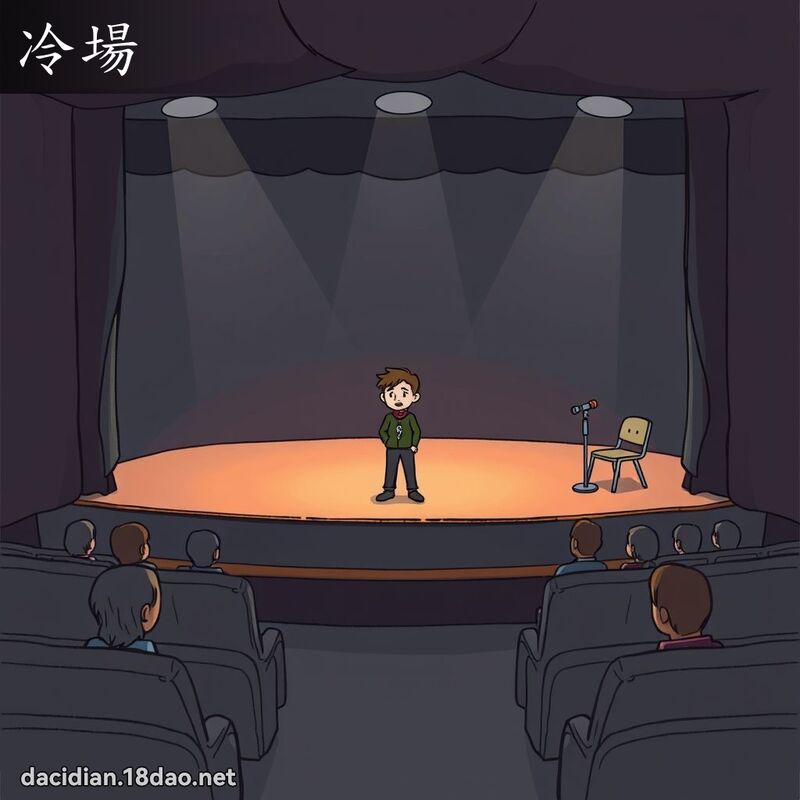 冷场 - 国语大辞典配图