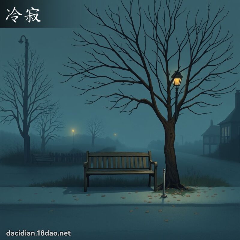 冷寂 - 国语大辞典配图