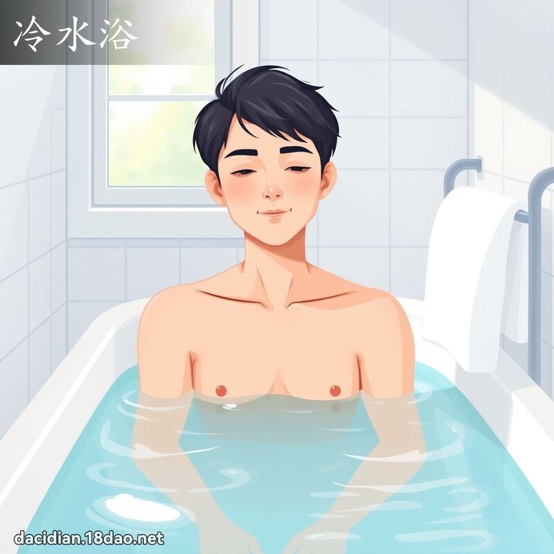 冷水浴 - 國語大辭典配圖
