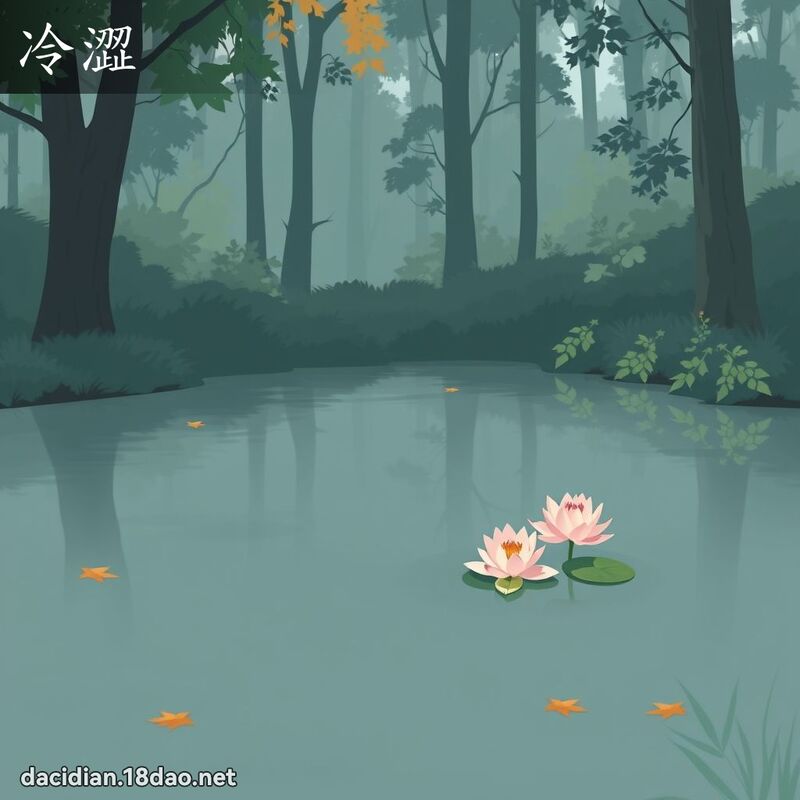冷涩 - 国语大辞典配图