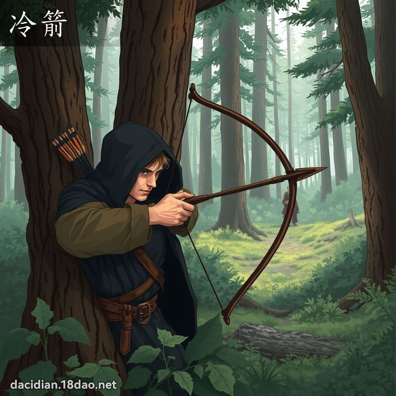 冷箭 - 國語大辭典配圖