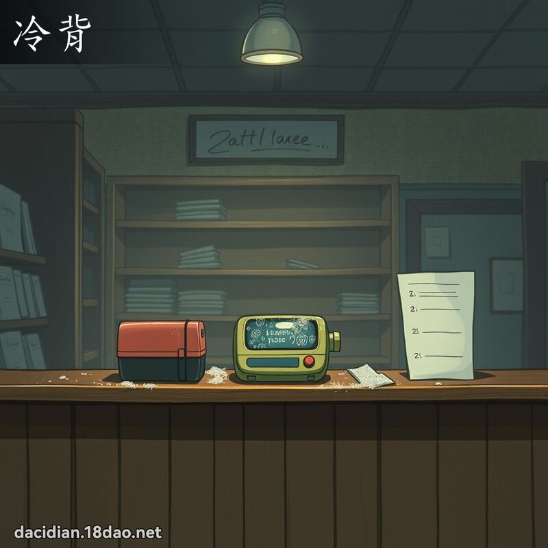 冷背 - 国语大辞典配图