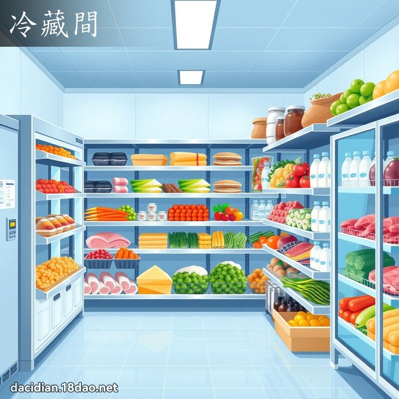 冷藏间 - 国语大辞典配图