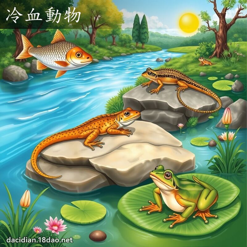 冷血動物 - 國語大辭典配圖