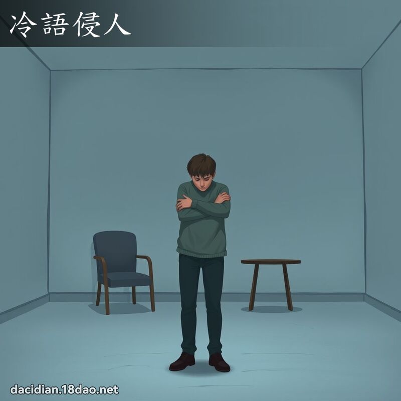 冷語侵人 - 國語大辭典配圖
