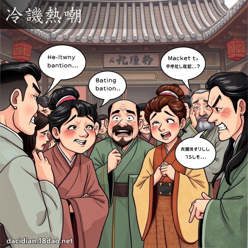 冷譏熱嘲 - 國語大辭典配圖
