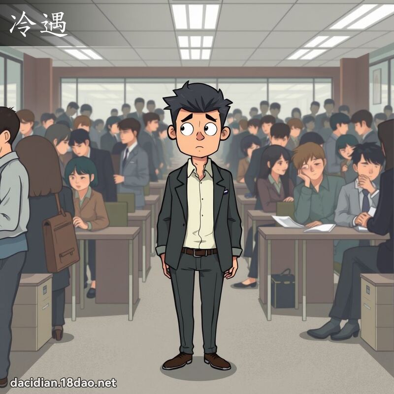 冷遇 - 國語大辭典配圖