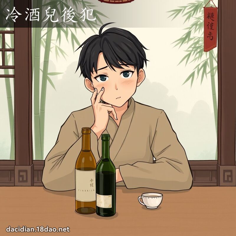 冷酒儿后犯 - 国语大辞典配图
