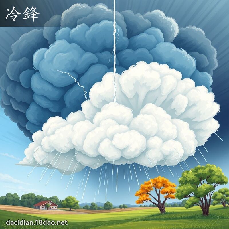 冷鋒 - 國語大辭典配圖