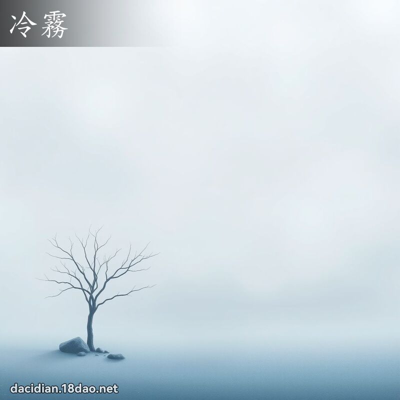 冷雾 - 国语大辞典配图