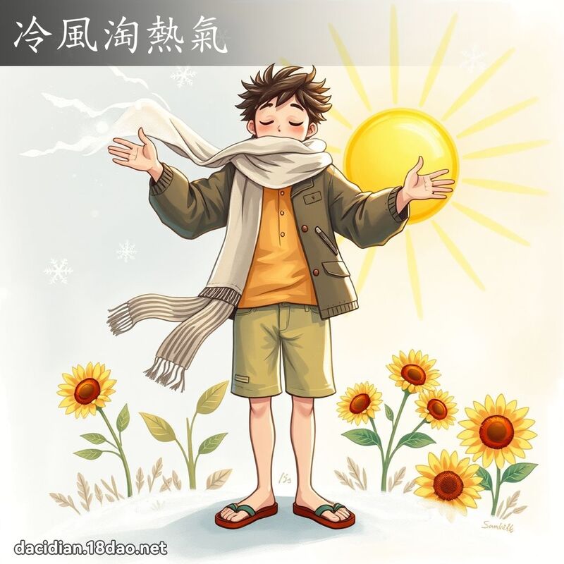 冷风淘热气 - 国语大辞典配图