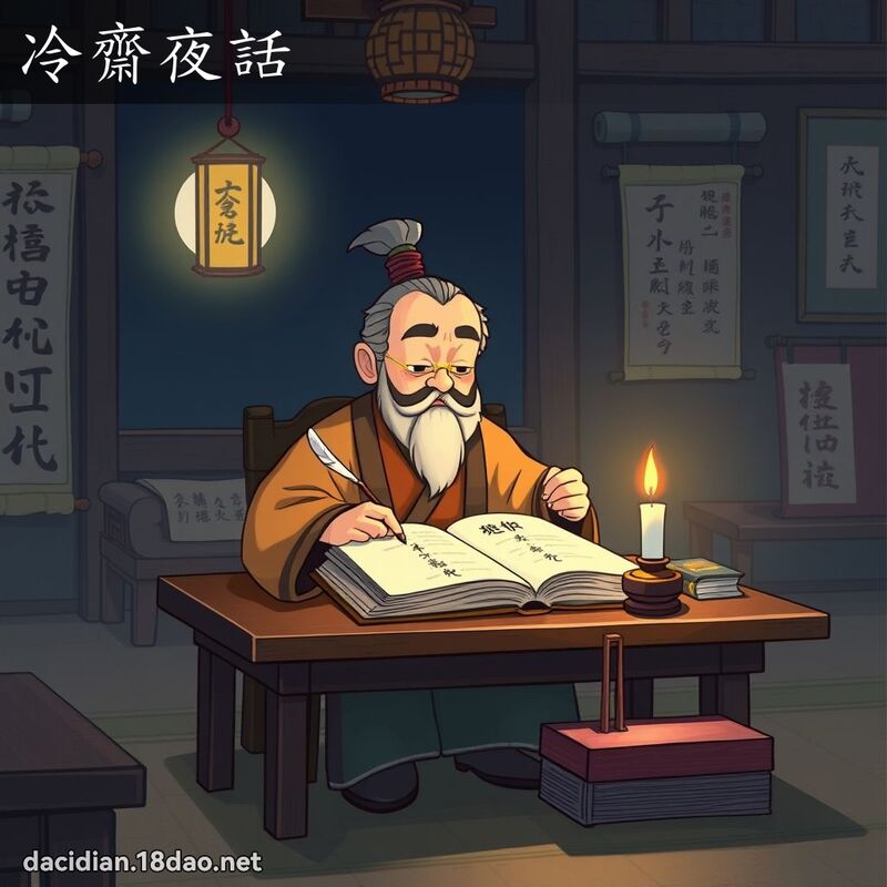 冷斋夜话 - 国语大辞典配图