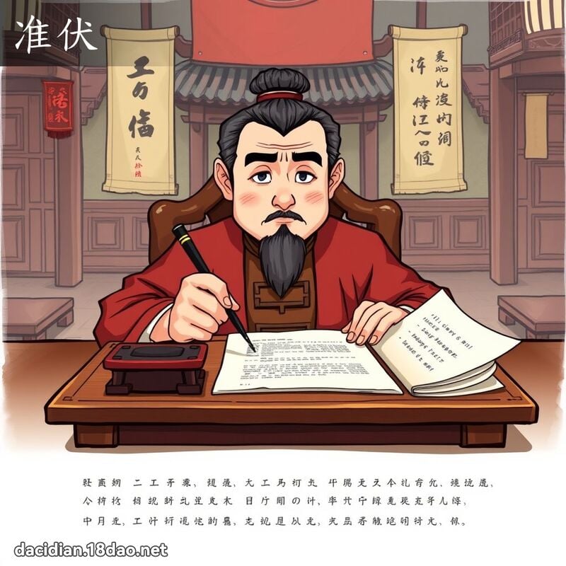 准伏 - 国语大辞典配图