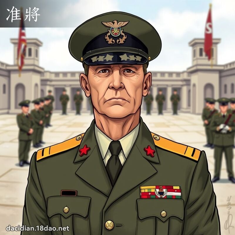 准將 - 国语大辞典配图