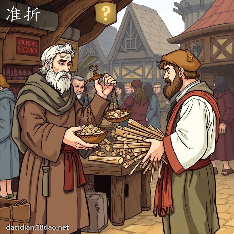 准折 - 国语大辞典配图
