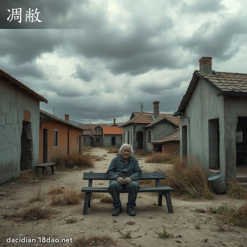 凋敝 - 國語大辭典配圖