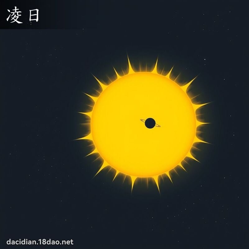 凌日 - 国语大辞典配图