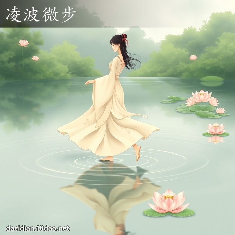 凌波微步 - 國語大辭典配圖
