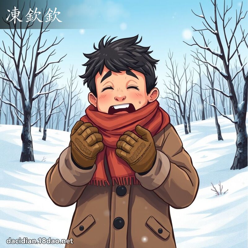 凍欽欽 - 國語大辭典配圖