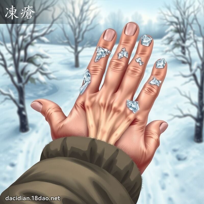 凍瘡 - 國語大辭典配圖