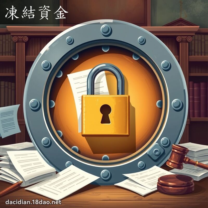 凍結資金 - 國語大辭典配圖