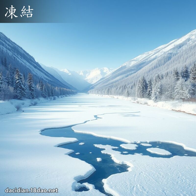 凍結 - 國語大辭典配圖