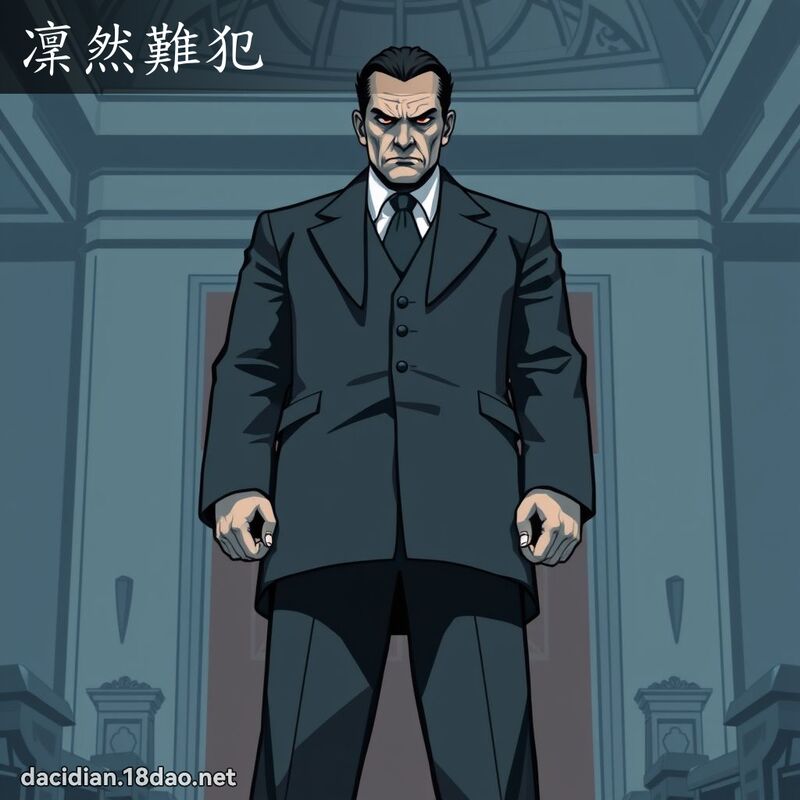 凛然难犯 - 国语大辞典配图