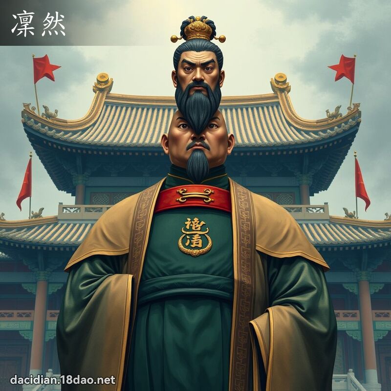 凜然 - 國語大辭典配圖