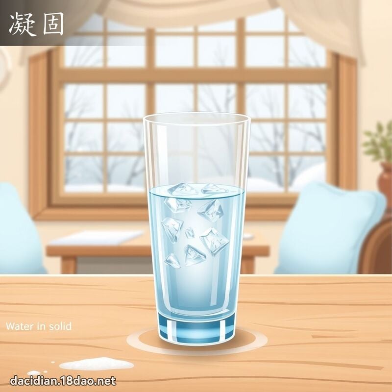 凝固 - 国语大辞典配图
