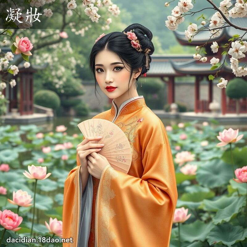 凝妝 - 國語大辭典配圖