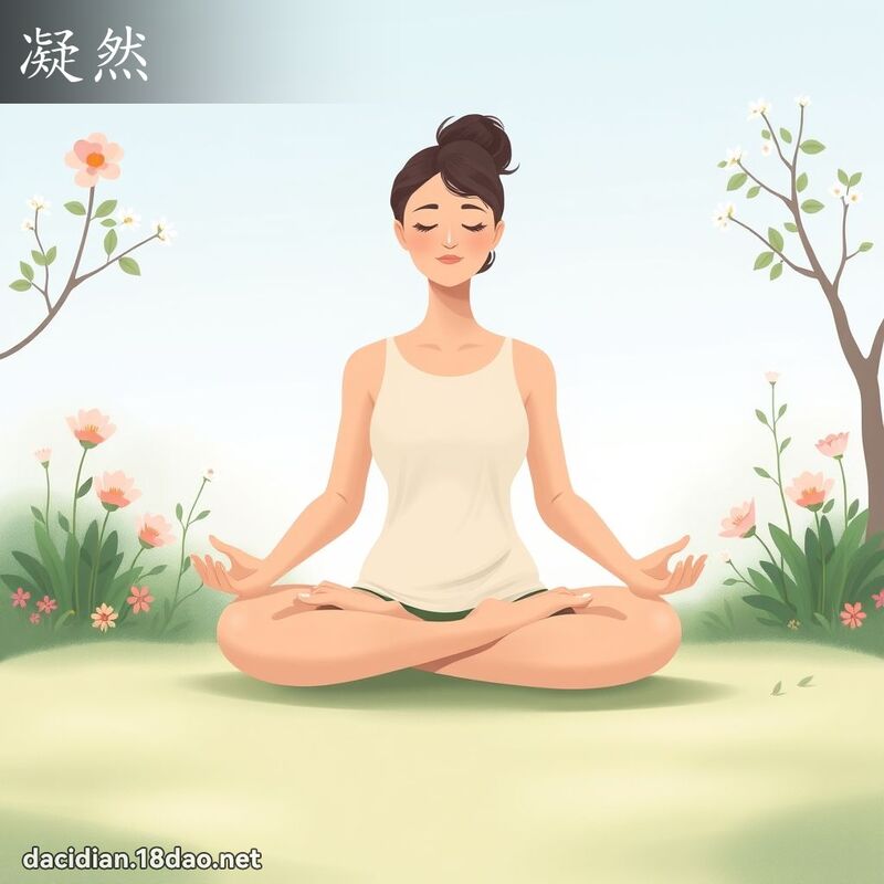 凝然 - 國語大辭典配圖