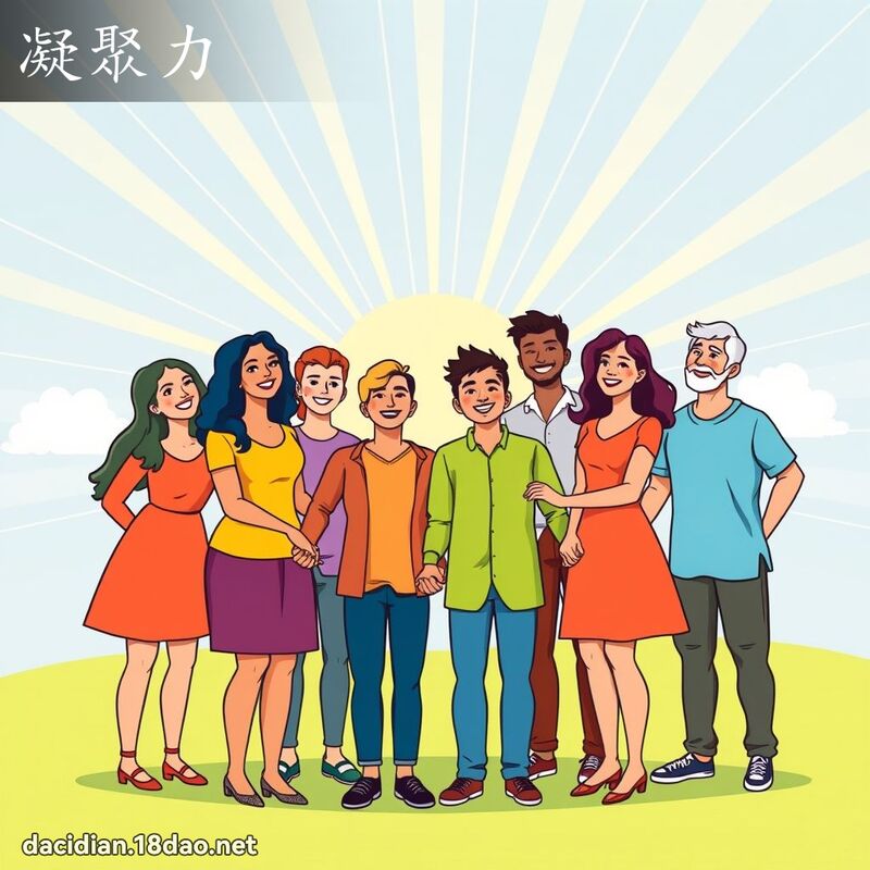 凝聚力 - 国语大辞典配图