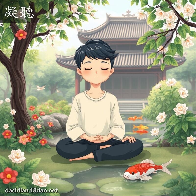 凝听 - 国语大辞典配图