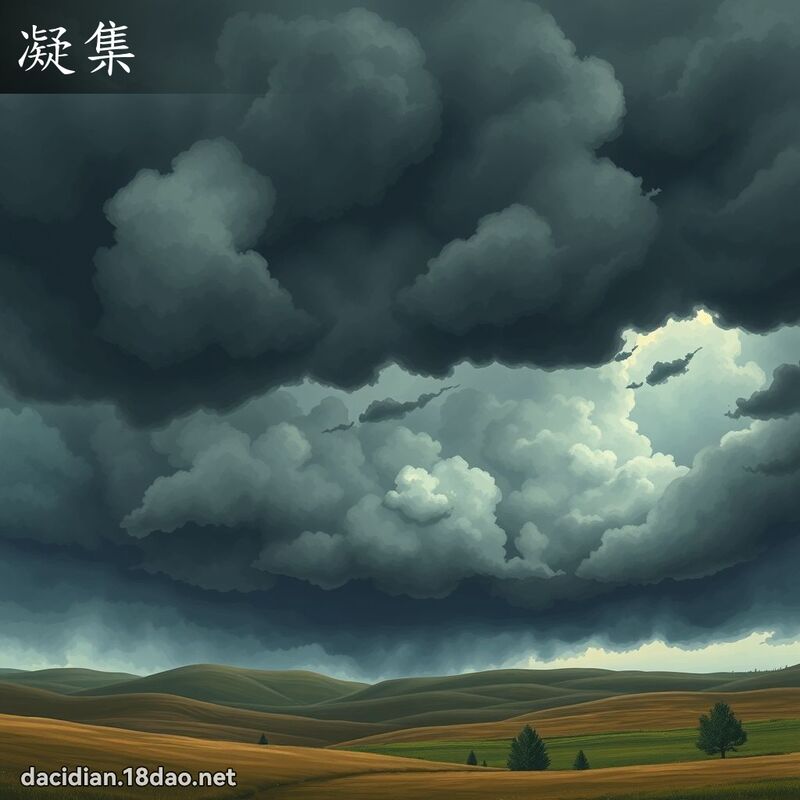 凝集 - 国语大辞典配图