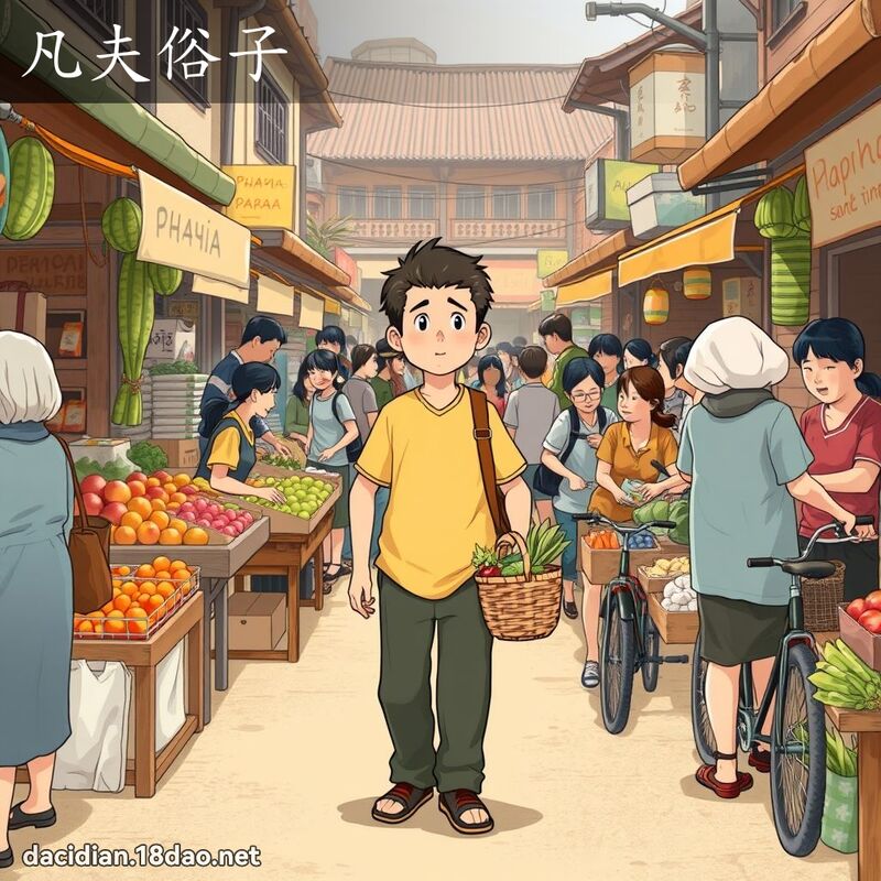 凡夫俗子 - 國語大辭典配圖