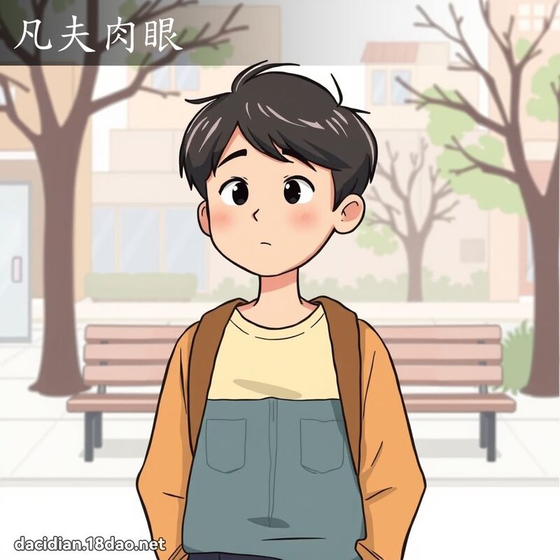 凡夫肉眼 - 国语大辞典配图