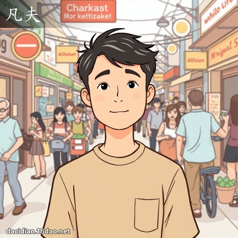凡夫 - 国语大辞典配图