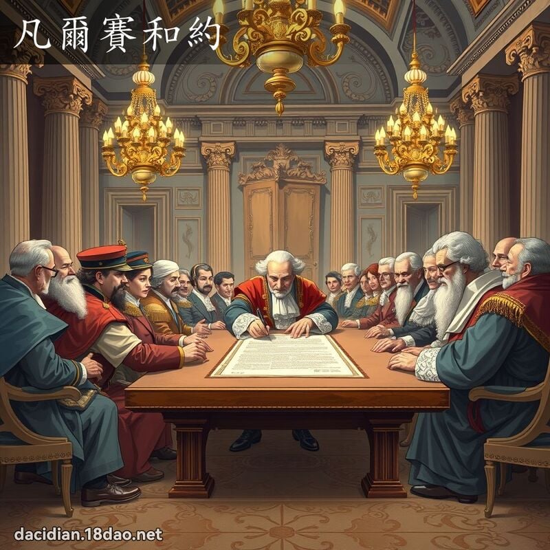 凡爾賽和約 - 國語大辭典配圖