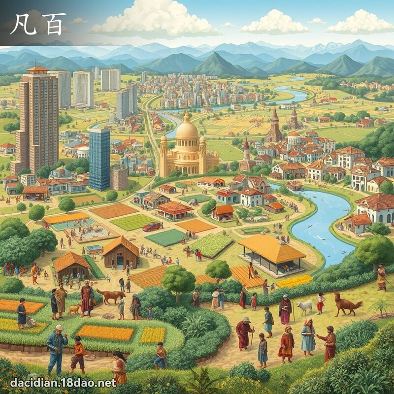 凡百 - 國語大辭典配圖