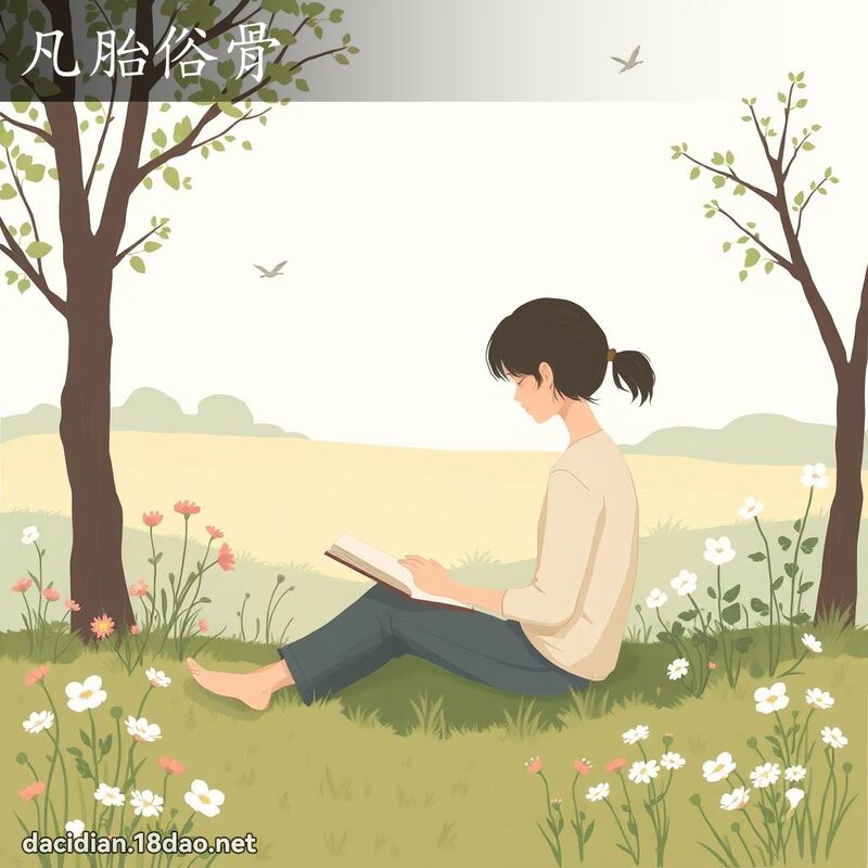 凡胎俗骨 - 國語大辭典配圖