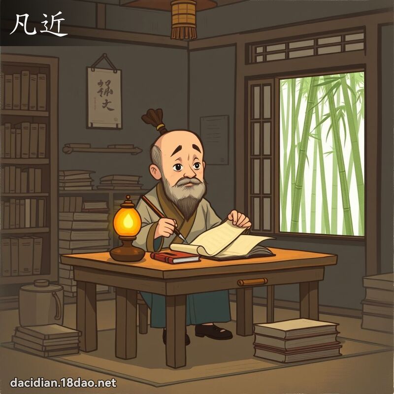 凡近 - 國語大辭典配圖