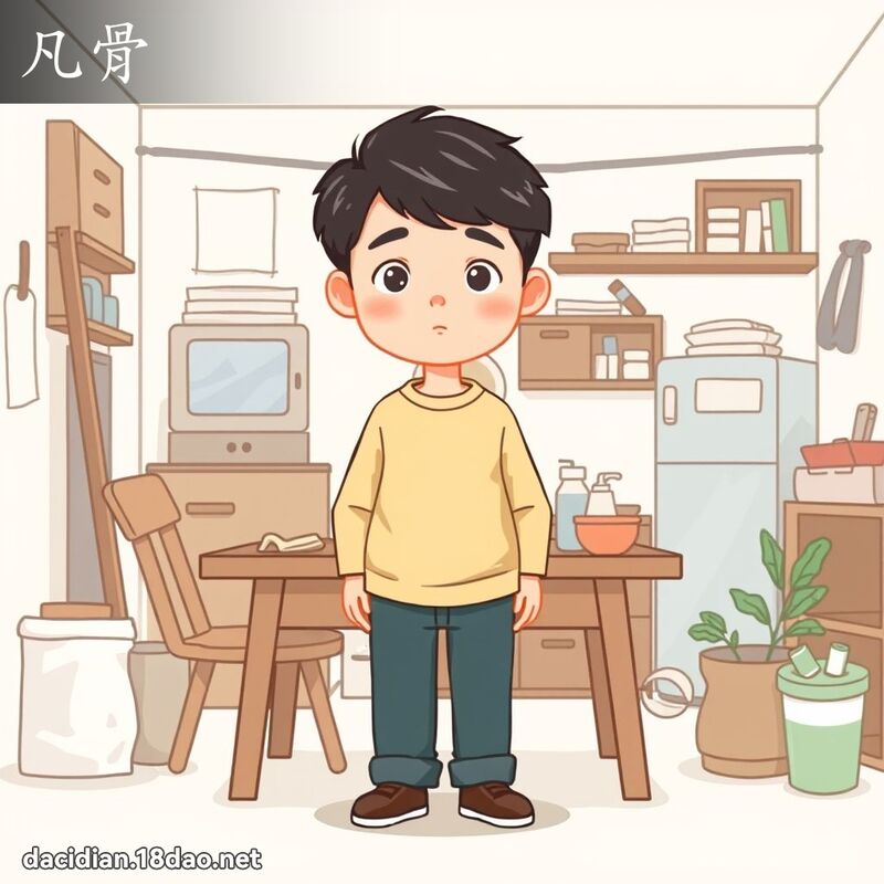 凡骨 - 國語大辭典配圖