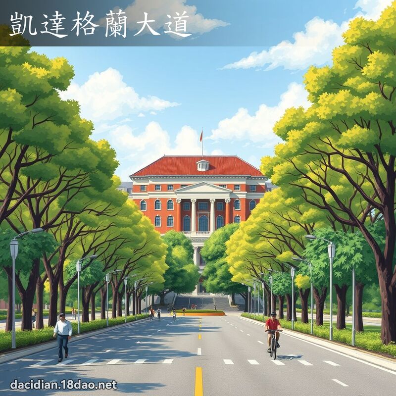 凱達格蘭大道 - 國語大辭典配圖