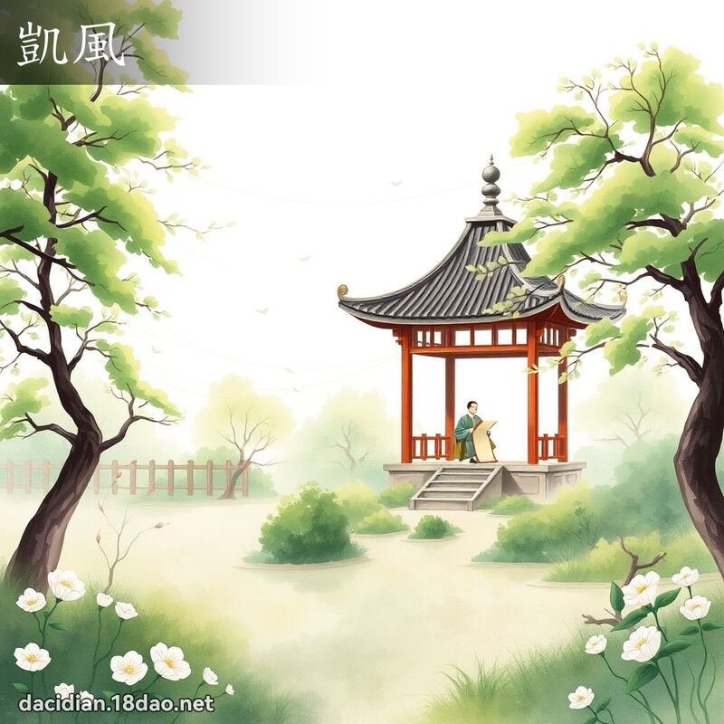 凱風 - 國語大辭典配圖