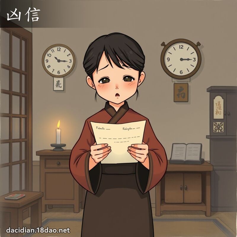 凶信 - 國語大辭典配圖